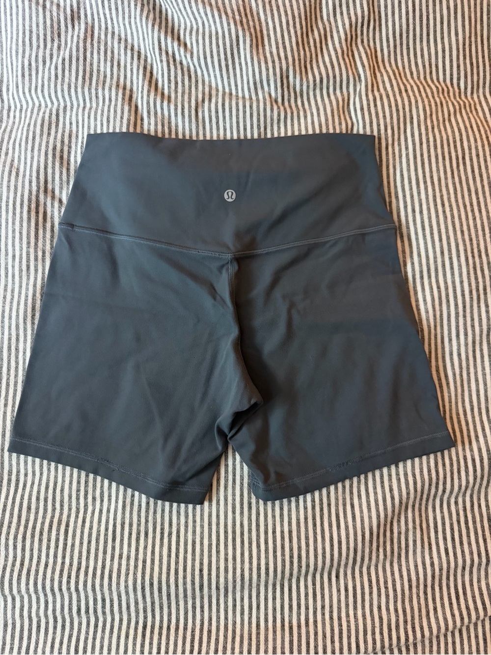 lululemon athletica Women's High-Rise Bike Shorts - Charcoal Gray